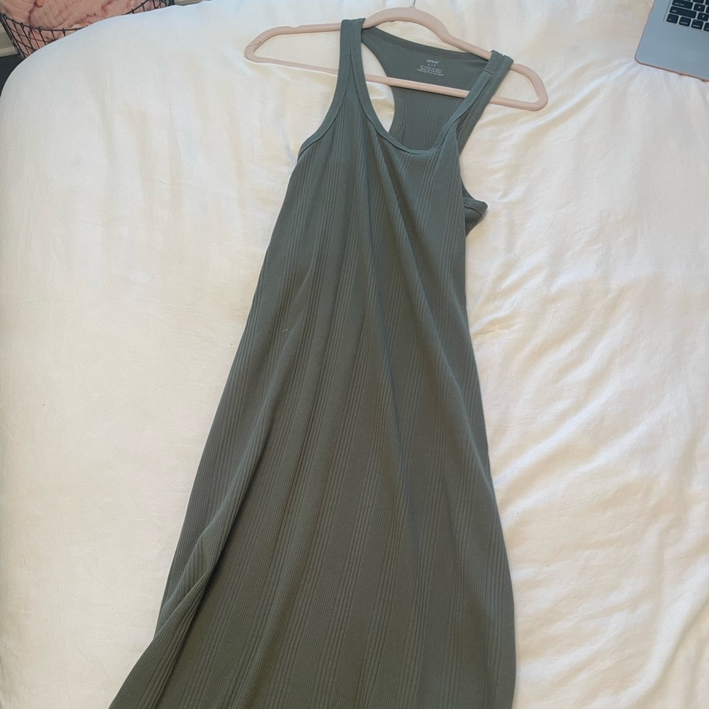 Aerie army green dress